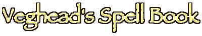 Veghead's Spell Book