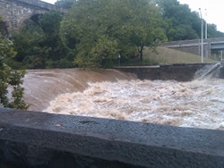 flood in Wissahickon